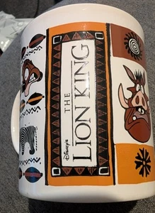 Rare Disney Vintage Timon Pumbaa The Lion King Ceramic Mug Kilncraft Tableware - Picture 1 of 6
