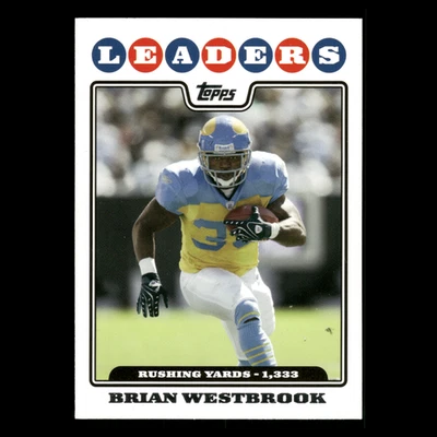 Brian Westbrook #291 2008 Topps Leaders Philadelphia Eagles Football Card NFL - Image 1 of 3