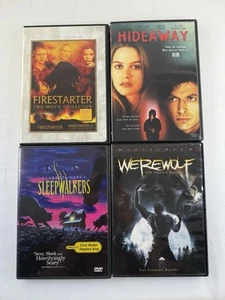 Thriller/Horror DVD Lot Of 4: Hideaway, Sleepwalkers, Firestarter 1&2, Werewolf - Picture 1 of 12