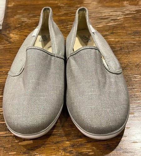 Vans slip on scarpa donna grigia taglia 10