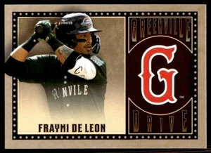 2025 Fraymi De Leon MiLB Minor League Rookie Card Greenville Drive Red Sox - Picture 1 of 2