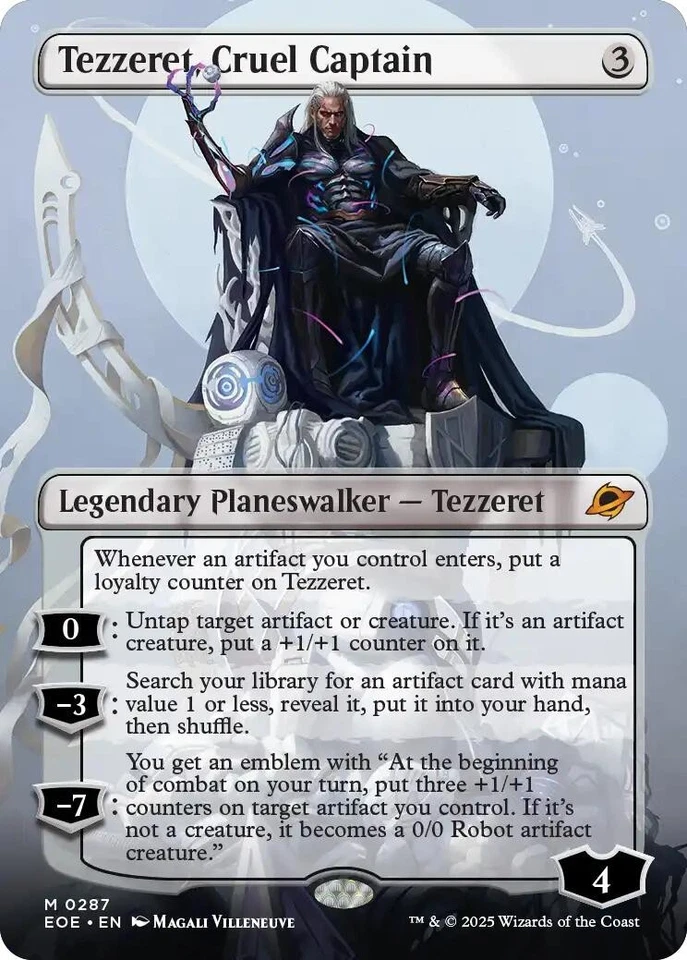 Tezzeret, Cruel Captain (Borderless) 287 NM Normal Edge of Eternities MTG EN - Image 1 of 1