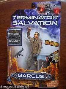 TERMINATOR SALVATION MARCUS ACTION FIGURE. 6 INCHES. WITH RESISTANCE BLASTER NOC - Picture 1 of 3
