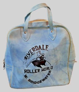 Riverdale Roller World W. Bridgewater (Mass.) LEERE Rollschuhe Tasche (Flecken) - Bild 1 von 9