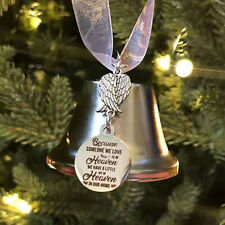 1PACK It's A Wonderful Life Christmas Angel Bell Ornament Tree Angel Wing Charm