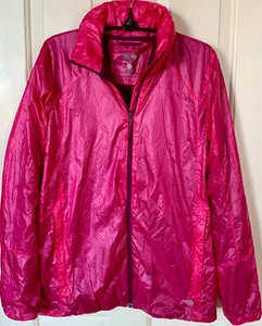 Mountain Hardware Ladies Ghost Lite Hidden Hood Jacket Self Stow Mesh Lined sz S - Picture 1 of 11