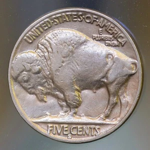 1928 S Buffalo Nickel - AU / Almost Uncirculated - Picture 1 of 2