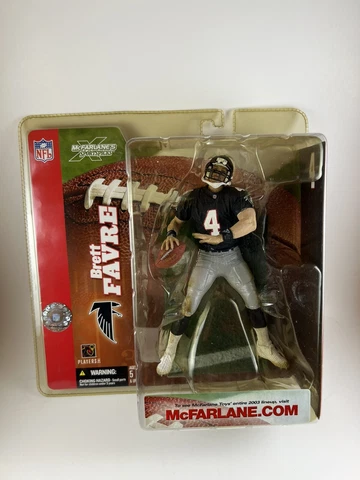 McFARLANE NFL SPORTS PICKS SERIES 6 QB BRETT FAVRE HOF ATLANTA FALCONS CHASE Cover