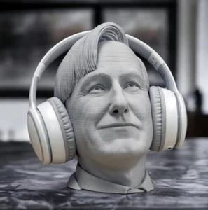 Jimmy McGill Headphone Stand | Saul Goodman Bust l Breaking Bad Paintable Bust - Afbeelding 1 van 5