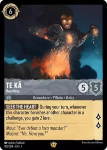 TE KA - Heartless Legendary #192/204 EN 1 Disney Lorcana THE FIRST CHAPTER 2023 - Picture 1 of 4