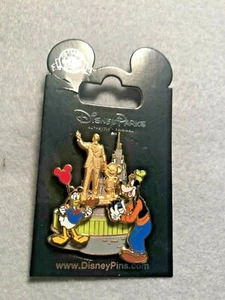 2009 WDW Walt & Mickey Partners Statue & Friends OE 3D Pin - Picture 1 of 1