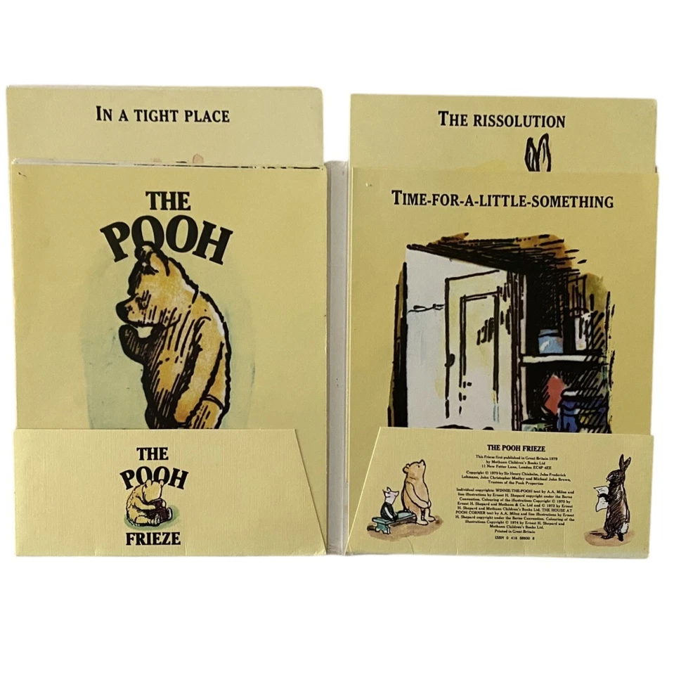 Vintage The Pooh Frieze 1st Print 1979 By A A Milne Methuen Children’s Books - image 1 of 4