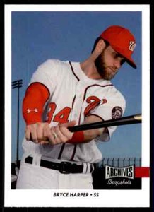 2017 Topps Archives Snapshots Bryce Harper Washington Nationals