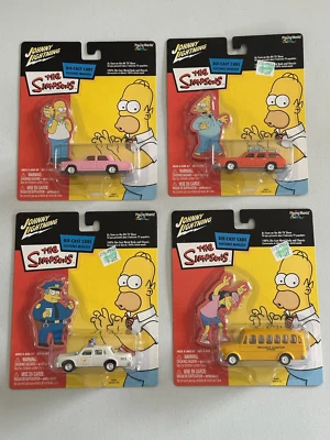 Johnny Lightning The Simpsons Set of (4) Die-Cast Cars Playing Mantis 2003 NEW - Image 1 of 4