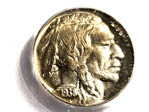 1938-D/D 5C Buffalo Nickel PCGS MS65 PCGS PREISFÜHRER IST 135 $ - Bild 1 von 3