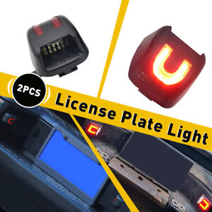 1/2set 26510-ZP30A LED License Plate Light Lamp For Nissan Frontier Armada Xterr