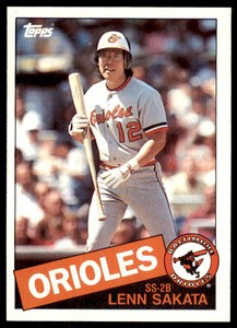 1985 Topps Lenn Sakata C Baseball Cards #81