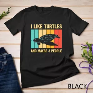 Divertida Tortuga Marina Tortuga Amante Hombres Mujeres Niños Niñas Camiseta Unisex - Imagen 1 de 15