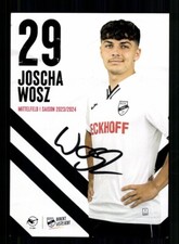 Joscha Wosz Autograph Card SC Verl 2023-24 Original Signed
