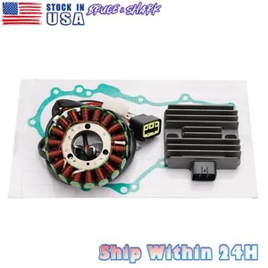 Magneto Stator + Voltage Rectifier + Gasket For Yamaha WR250 R WR 250X 2007-2020 - Picture 1 of 7