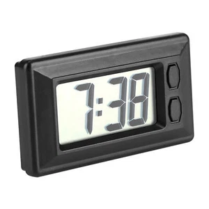 Ultra-thin LCD Digital Display Vehicle Car Dashboard Clock with Calendar Cool UK - Picture 1 of 7