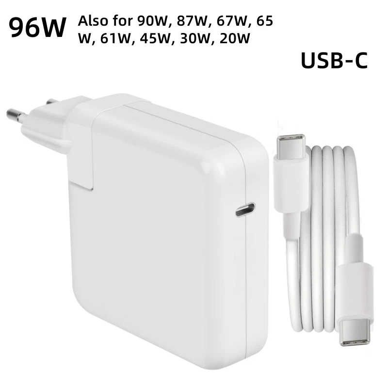 96W USB C Power Adapter Charger For MacBook Air 16" 2019 15" 13" 2016 2017 2018 - Image 1 of 4