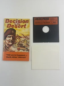 Decision In The Desert (Atari 400 800 XL XE) Disc & Manual - Picture 1 of 7