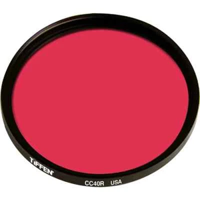 Tiffen 105mm Coarse Thread CC40R Red Filter MFR #105CCC40R - Image 1 of 4