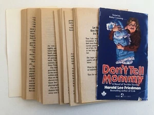 DON'T TELL MOMMY by Harold Lee Friedman (1985) - NO Spine See photos - Picture 1 of 3