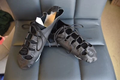 Black leather dance depot full sole brigadoon ghillies - all sizes - Image 1 of 2