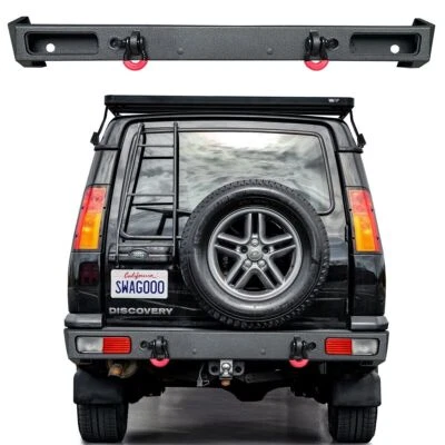 Vijay FIT 1999-2004 Land Rover Discovery II Rear Bumper with Lights and D-Rings - Image 1 of 4