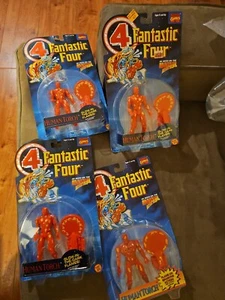 The Human Torch 4 Stück 1994 Hasbro Marvel Comics Fantastic Four Sammlerstücke - Bild 1 von 5