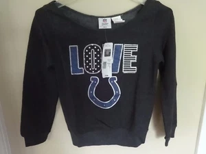 NWT NFL Team Apparel Indianapolis Colts Pullover Long Sleeve Shirt Girls Medium - Picture 1 of 4