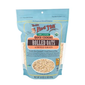 Bob's Red Mill Organic Quick Cooking Rolled Oats BULK 4 x 454g - Picture 1 of 1