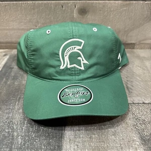 Zephyr Snapback Hat MSU Spartans Green Lightweight Cap Michigan State - Picture 1 of 4