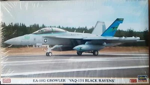 Hasegawa Model Kit EA-18G GROWLER 'VAQ-135 BLACK RAVENS' 1:72 Scale - #2000 NEW - Picture 1 of 1