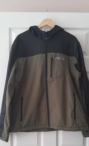Men's ellesse black khaki adone jacket FZ Sz XL NEW - Picture 1 of 11