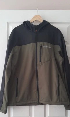 Men's ellesse black khaki adone jacket FZ Sz XL NEW - Image 1 of 4