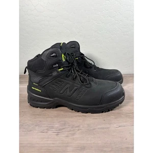 Stivali da lavoro uomo New Balance Contour nero verde pelle punta composita taglia 12 - Foto 1 di 7