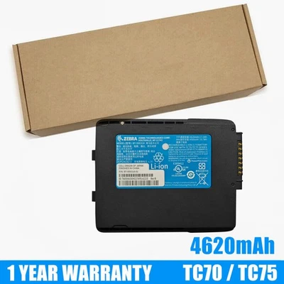 Batería nueva OEM para escáner de código de barras Zebra Symbol Walmart TC70 TC75 TC77 Foto 1 de 2