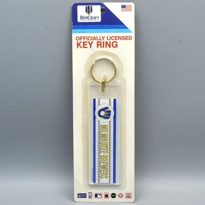 Milwaukee Brewers Llavero De Colección 1990 Wincraft Ball Guante Logo NUEVO SELLADO Foto 1 de 4