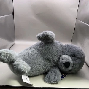 Kellytoy Gray Laying Sea Lion Seal Plushie Stuffed - Picture 1 of 4