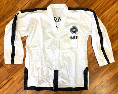 adidas ITF Black Belt Champion Dobok  Instructor TKD Anzug, bestickt, Kunstfaser - Bild 1 von 4