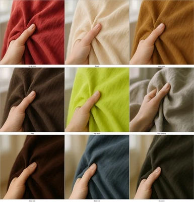 Premium Linen Fabric by the Yard – Apparel, Home Decor, Crafts & DIY Projects - Image 1 of 4