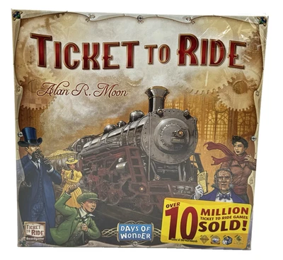 Ticket to Ride Board Game - A Cross-Country Train Adventure Factory Sealed Tear - Image 1 of 4