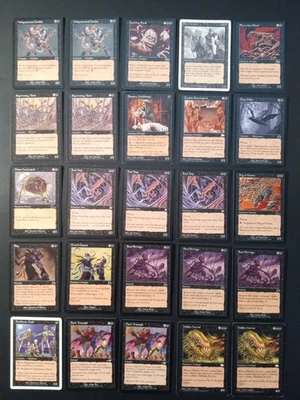 Lot of 50 Vintage Black MTG Magic the Gathering Foul Imp Soul Strings HP - Image 1 of 4