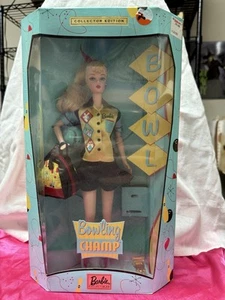 New Bowling Champ Barbie Collector Edition NIB 1999 #25871 - Picture 1 of 3