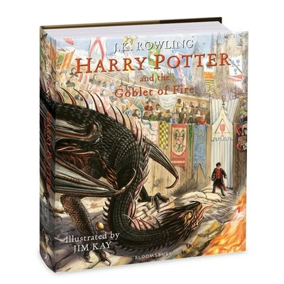 Harry Potter and the Goblet of Fire Illustrated Hardback J.K. Rowling (FREE P+P) - Image 1 of 4