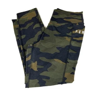 Pink Victoria's Secret ultimative Leggings Größe Large Camouflage grün schwarz #3267 - Bild 1 von 6