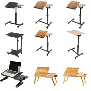 Computertisch Laptoptisch Schreibtisch Notebooktisch Laptopständer mit Rollen - Bild 1 von 31